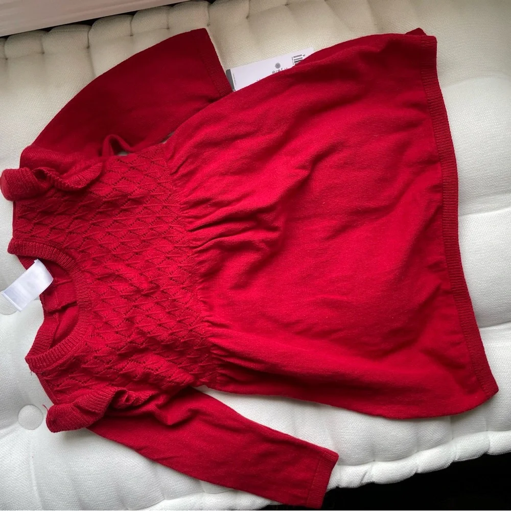 [Carter’s] NWT Red Holiday Long Sleeve Dress - 9 months